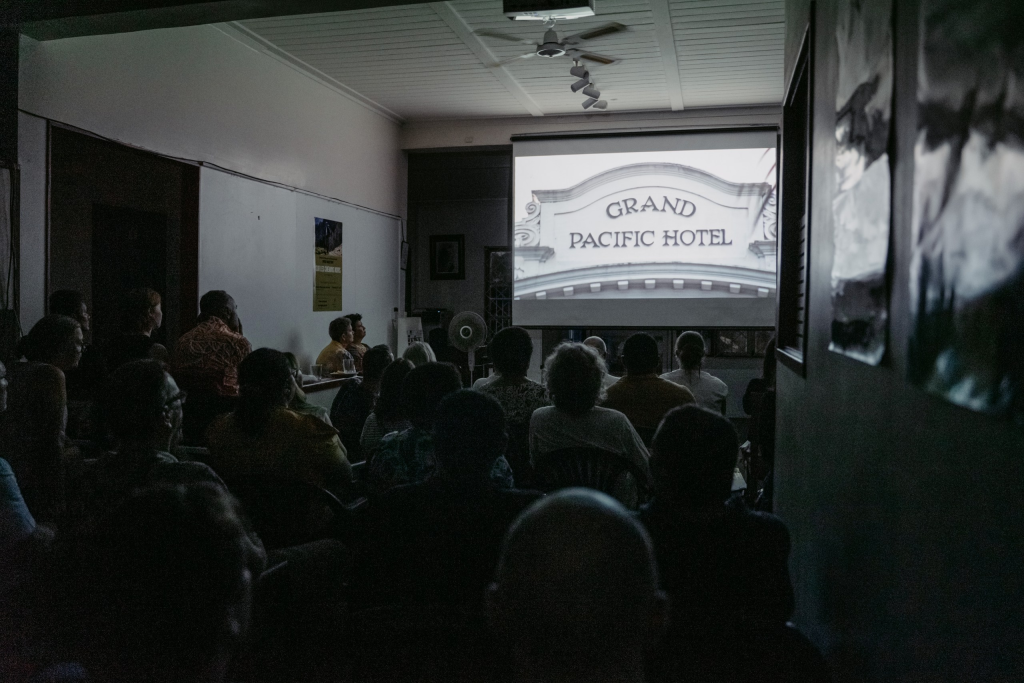 Audience from behind